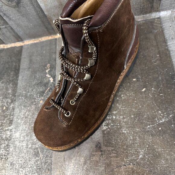 FABIANO The Alps Brown Nubuck Leather Hiking Women's Boots-Size 5.5 - Italy - Picture 11 of 16